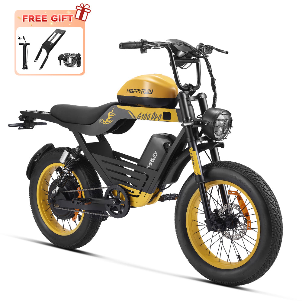 HappyRun G100 Pro 6000W Electric Bike Dual Battery