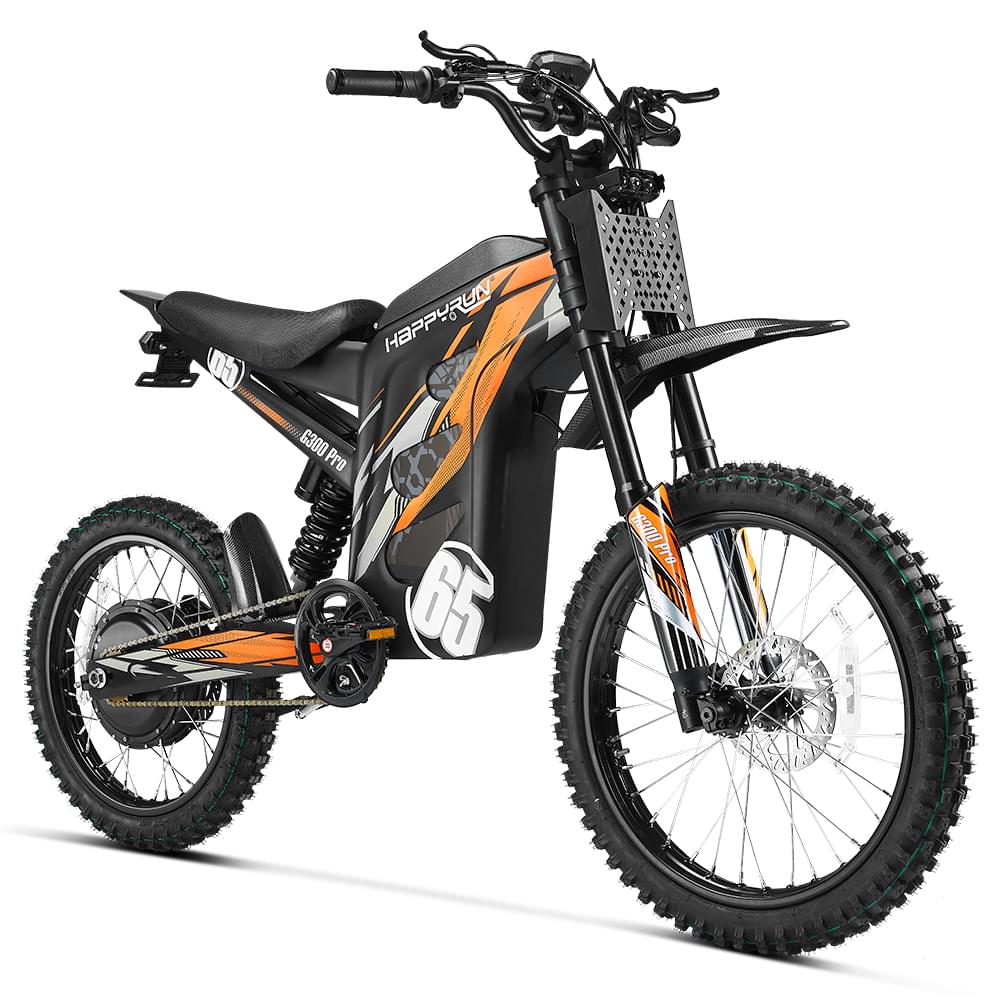 HappyRun Fast Electric Dirt Bike G300 Pro, Blue