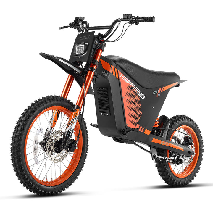 HappyRun G300 SE Ultra Electric Dirt Bike with Mid-Drive for Teens & Adults