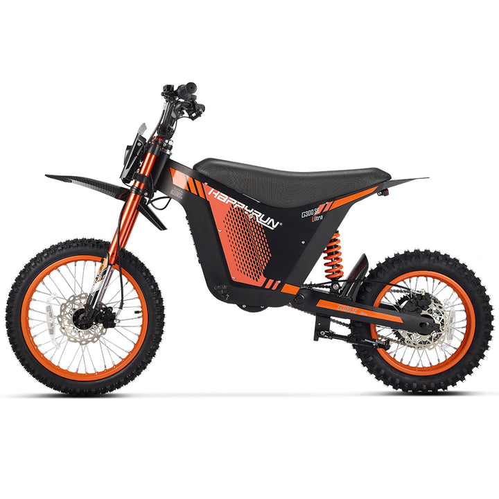 HappyRun G300 SE Ultra Electric Dirt Bike with Mid-Drive for Teens & Adults