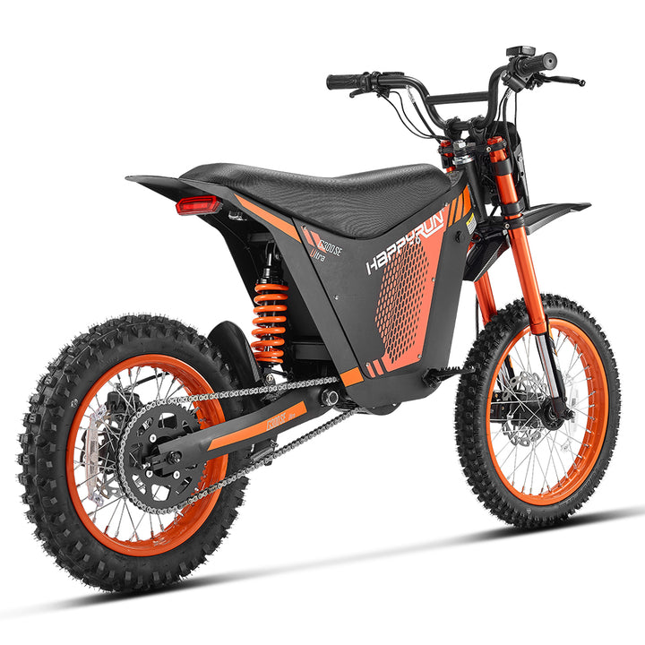 HappyRun G300 SE Ultra Electric Dirt Bike with Mid-Drive for Teens & Adults