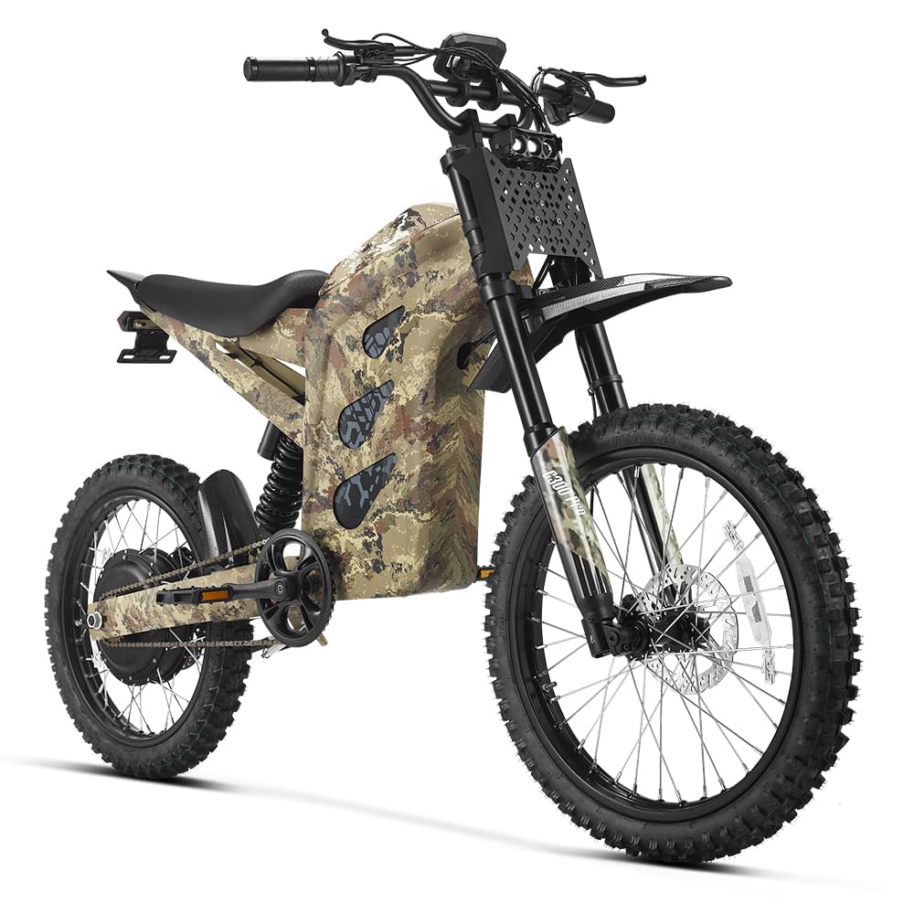 High Performance HappyRun G300 Pro E-Dirt Bike 50 MPH, Best Fast E Dirt Bike