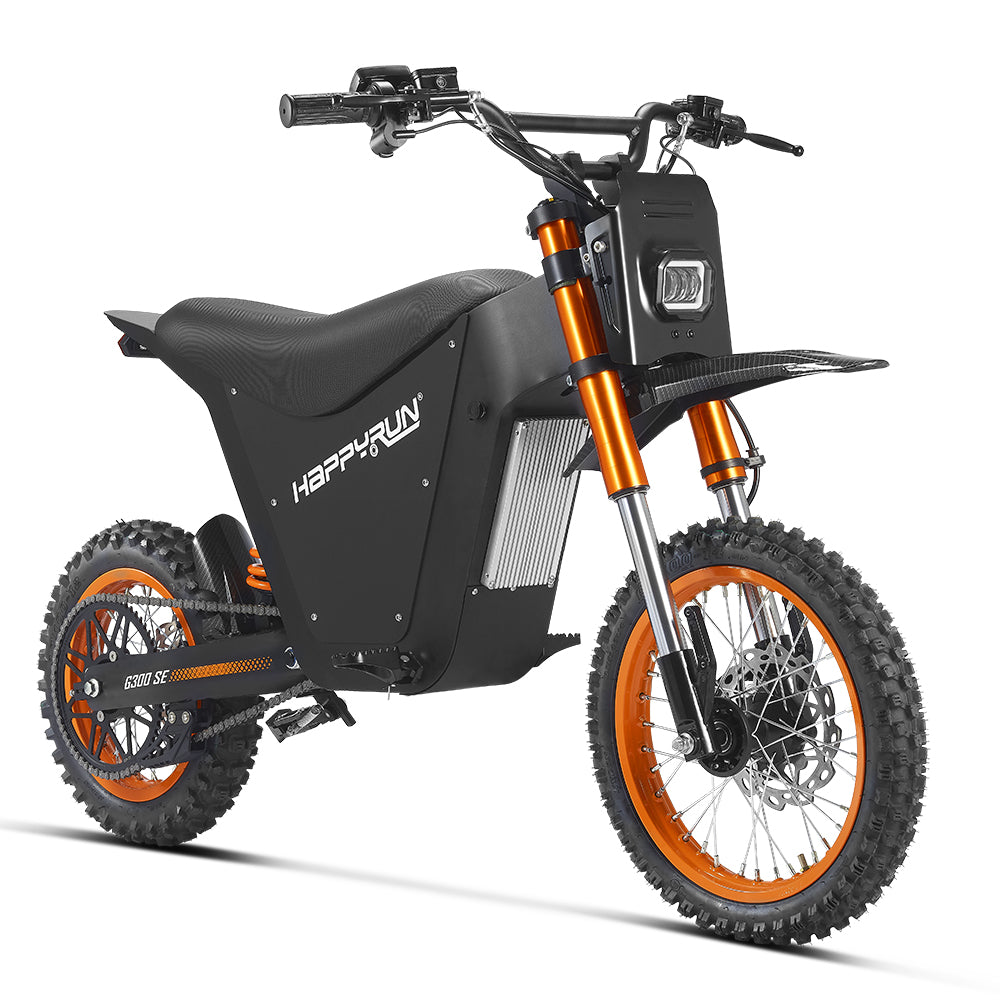 HappyRun G300 SE Electric Mini Dirt Bike with Mid-Drive for Teens & Adults