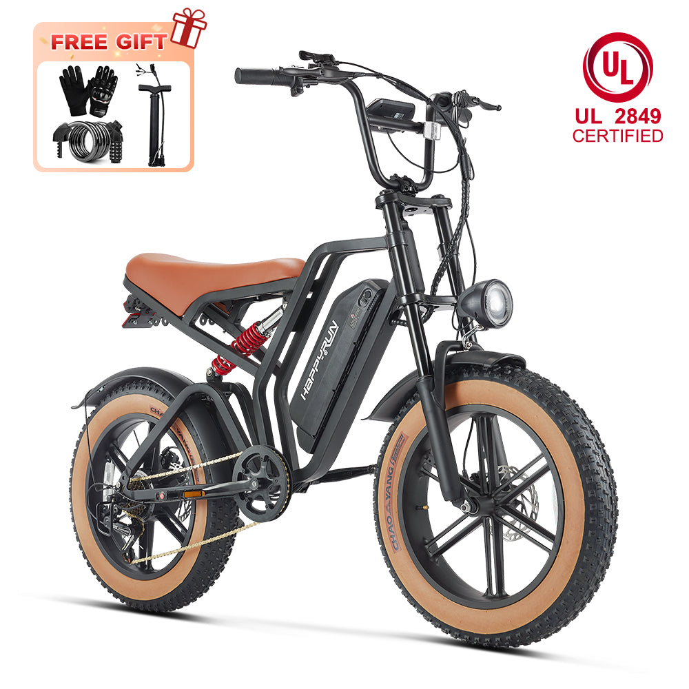 Happyrun Tank G60 UL 2849 Certified Electric Dirt Bike Fat Tire All Terrain