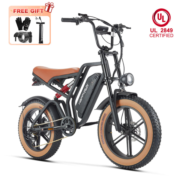 Happyrun Tank G60 UL 2849 Certified Electric Dirt Bike Fat Tire All Terrain