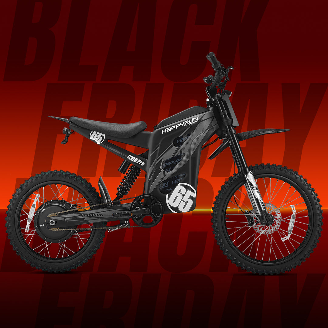 HappyRun G300 Pro Electric Dirt Bike 50 MPH