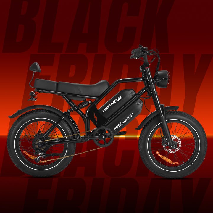 HappyRun G70 Dual Battery Long Range Cargo Ebike