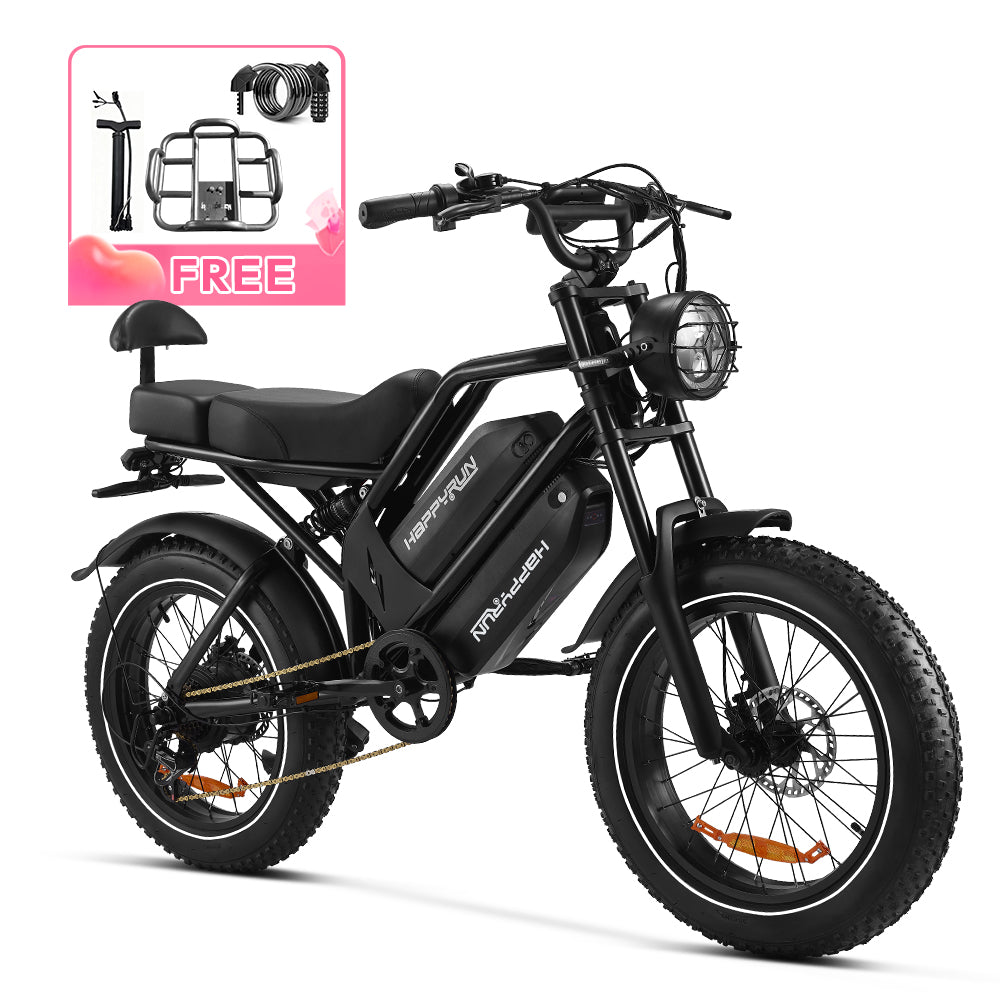 HappyRun G70 2000W Dual Battery Fast Electric Cargo Bike for Sale