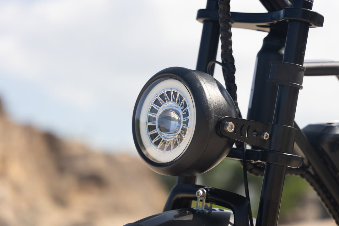 headlight of happyrun e-bike