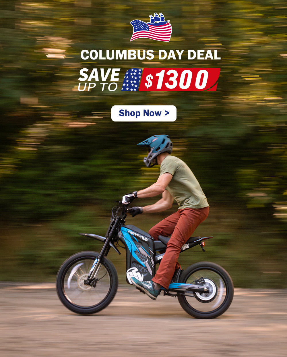 HappyRun Ebike Columbus Day Deal