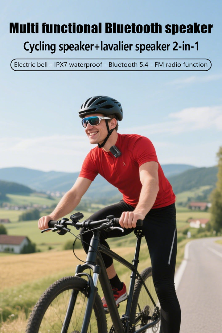 HappyRun Bluetooth Speaker 2-in-1 Wearable & Handlebar