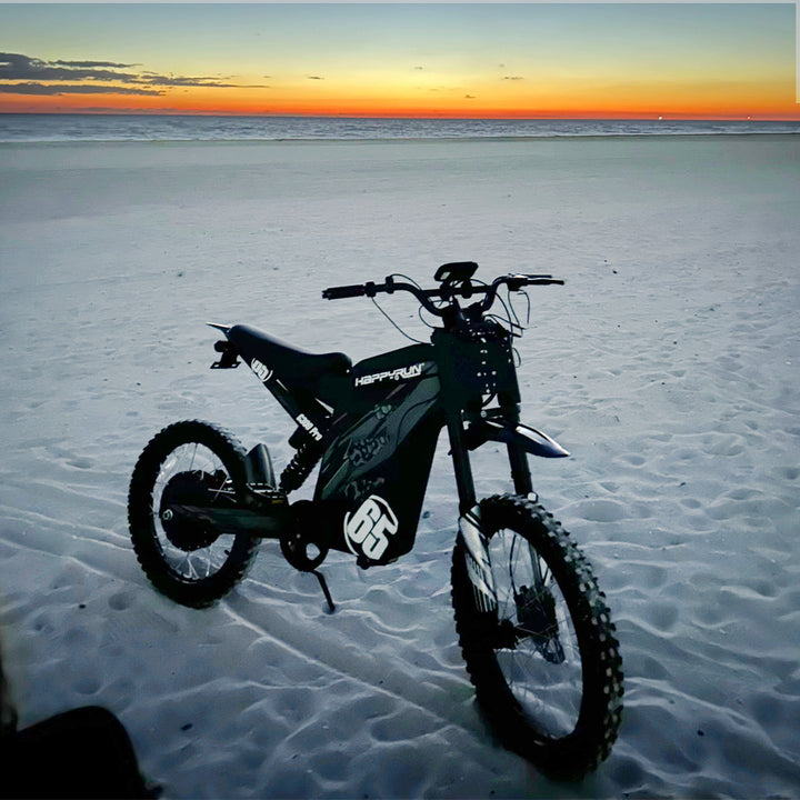 High Performance HappyRun G300 Pro E-Dirt Bike 50 MPH