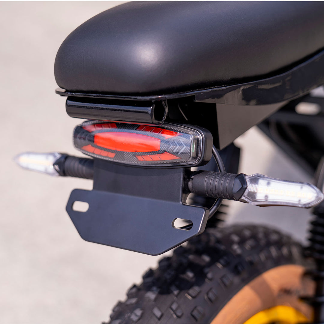 tail light of HappyRun 1000W Fast Ebike G100 Dual Batteries