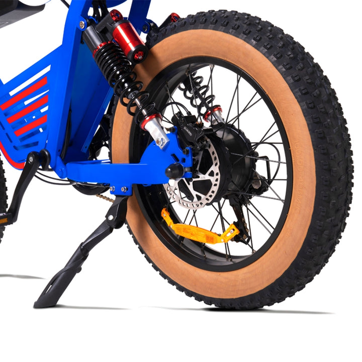 fat tire of HappyRun 1000W Fast Ebike G100 Dual Batteries