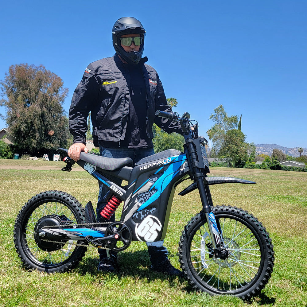 High Performance HappyRun G300 Pro E-Dirt Bike 50 MPH