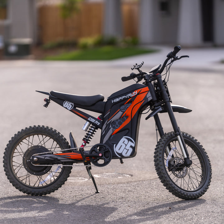 High Performance HappyRun G300 Pro E-Dirt Bike 50 MPH