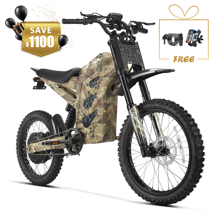 HappyRun 6500W Electric Dirt Bike G300 Pro 2025 New