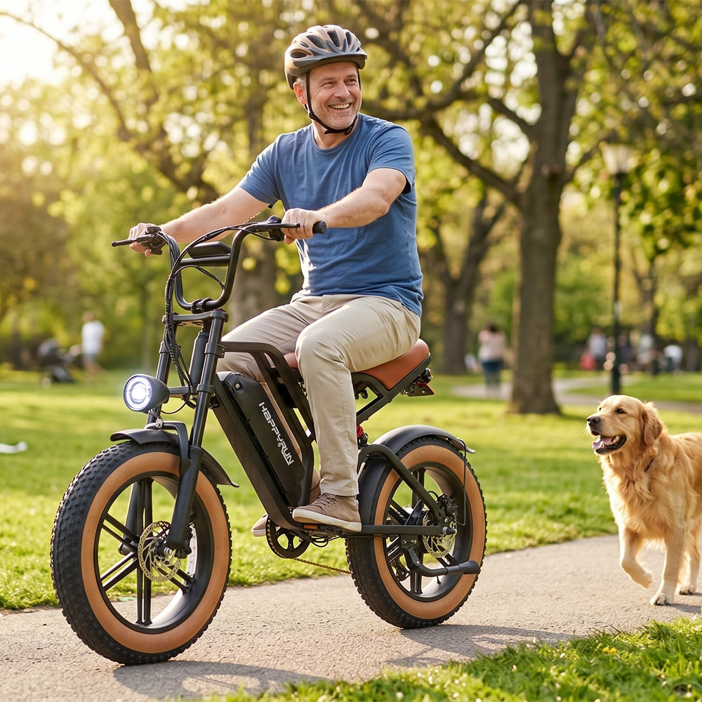 Happyrun Tank G60 UL 2849 Certified Electric Dirt Bike Fat Tire All Terrain