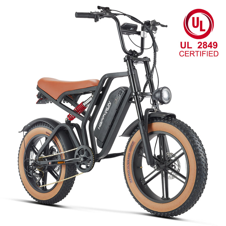 Happyrun Tank G60 UL 2849 Certified Electric Dirt Bike Fat Tire All Terrain