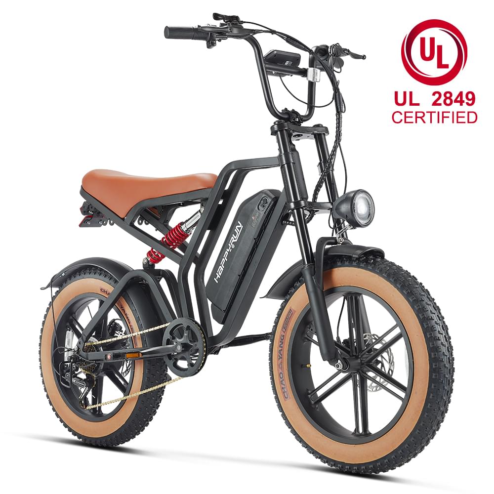 HappyRun Tank G60 Electric Off-Road Fat Tire Moped Bike (SAK48732)