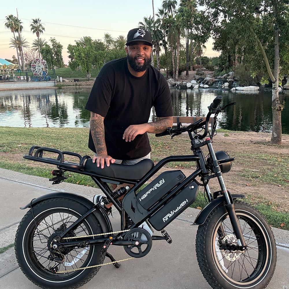 HappyRun G70 Dual Battery Electric Cargo Bike