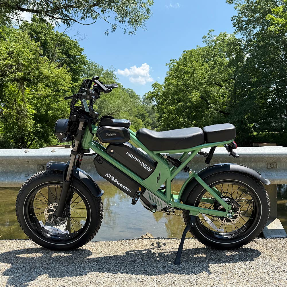2000W Dual Battery Fast Electric G70 Cargo Bike HappyRun