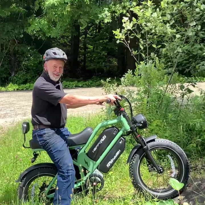 HappyRun G70 2000W Dual Battery Fast Electric Cargo Bike 2025 NEW