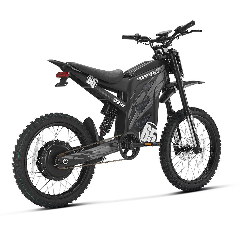 High Performance HappyRun G300 Pro E-Dirt Bike 50 MPH