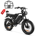 2025 NEW HappyRun G70 2000W Dual Battery Fast Electric Cargo Bike for Sale