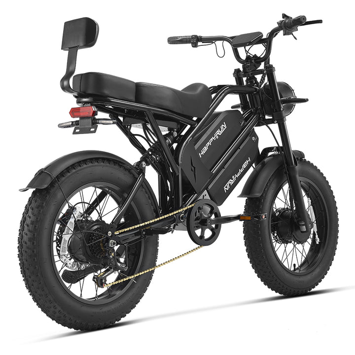 HappyRun G70 Pro Dual-Motor Dual-Battery Electric Cargo Bike
