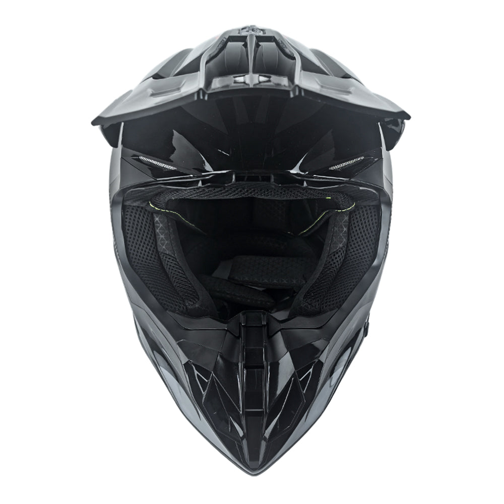 HappyRun Off-Road Dirt Bike Helmet with Goggles- Full Face Trail Helmet