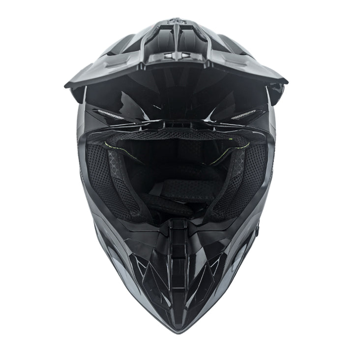 HappyRun Off-Road Dirt Bike Helmet with Goggles- Full Face Trail Helmet